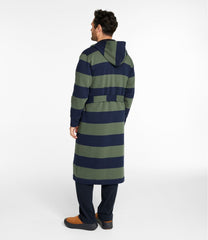 L.L.Bean New | Men's Mariner Sweatshirt Robe, Stripe