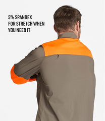 L.L.Bean Outlet | Men's Technical Stretch Upland Shirt with No Fly Zone