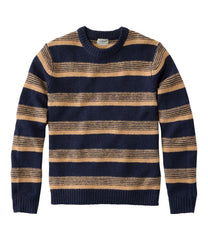 L.L.Bean Discount | Men's Bean's Classic Ragg Wool Sweater, Crewneck, Stripe