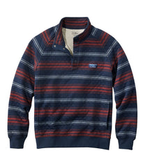 L.L.Bean On Sale | Men's Quilted Sweatshirt, Mockneck, Stripe