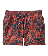 Carbon Navy Abstract Hibiscus,Small