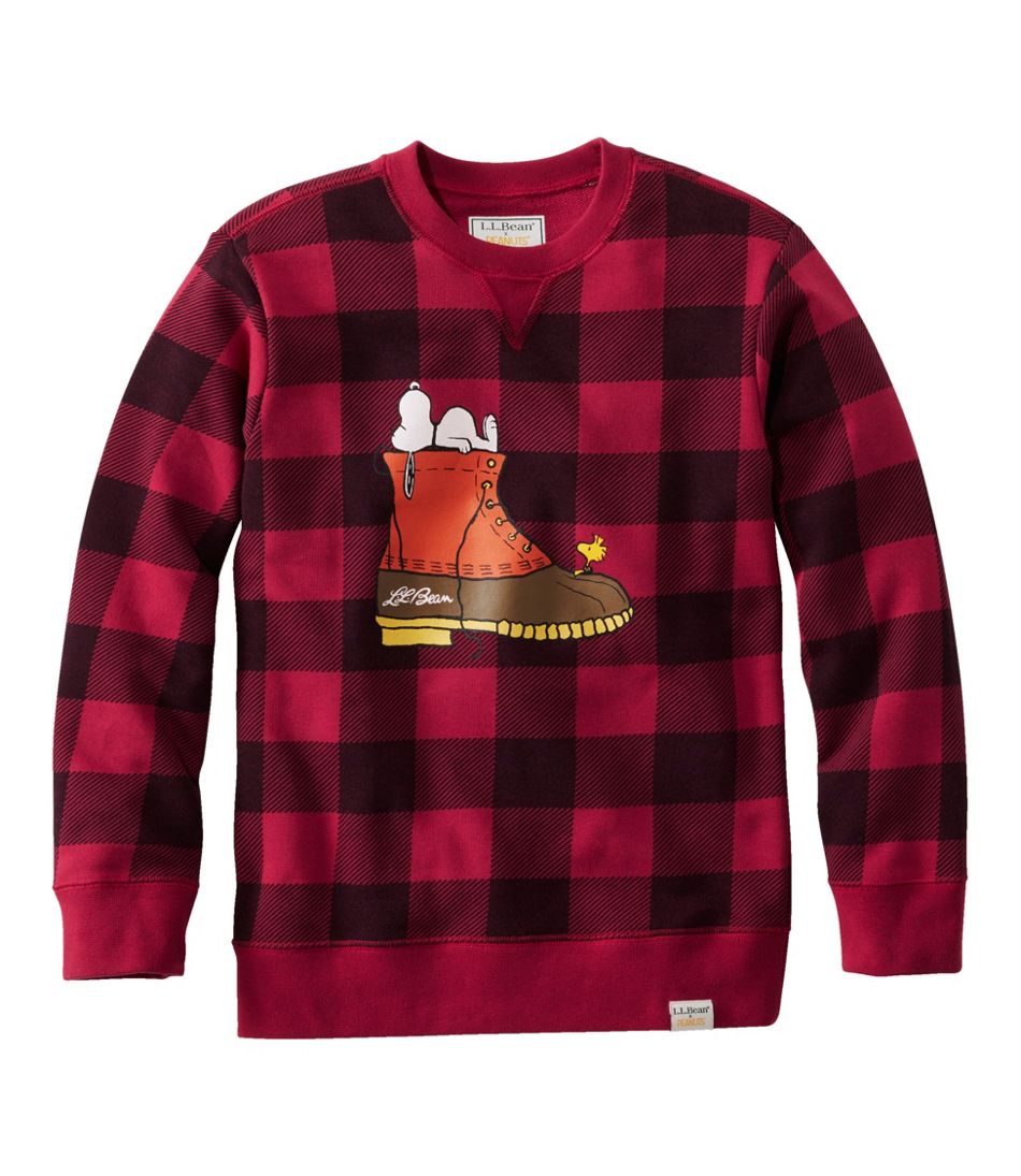 L.L.Bean Discount | Kids' x Peanuts Crew Sweatshirt