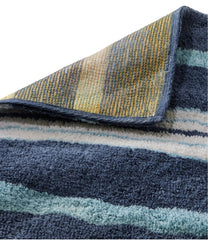 L.L.Bean New | Premium Cotton Bath Mat, Multistripe