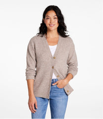 L.L.Bean Online | Women's Bean's Classic Ragg Wool Sweater, Button-Front Cardigan