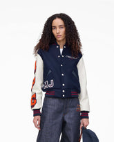 Marc Jacobs US - The A.P.C. X Marc Jacobs Varsity Jacket Dark Navy/White