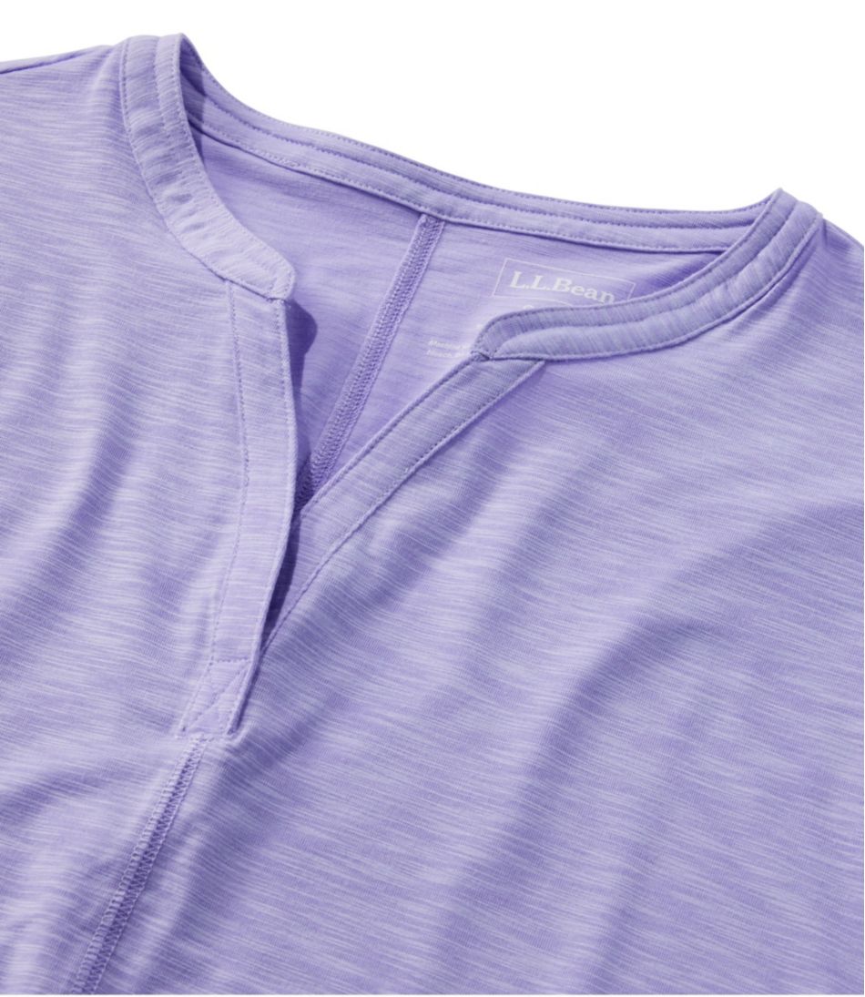 L.L.Bean Sale | Women's Streamside Tee, Short-Sleeve Splitneck