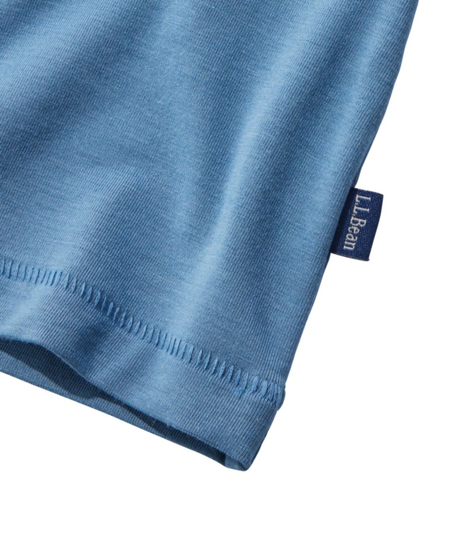 L.L.Bean | Women's Soft Stretch Supima-Blend Tee, Short-Sleeve V-Neck