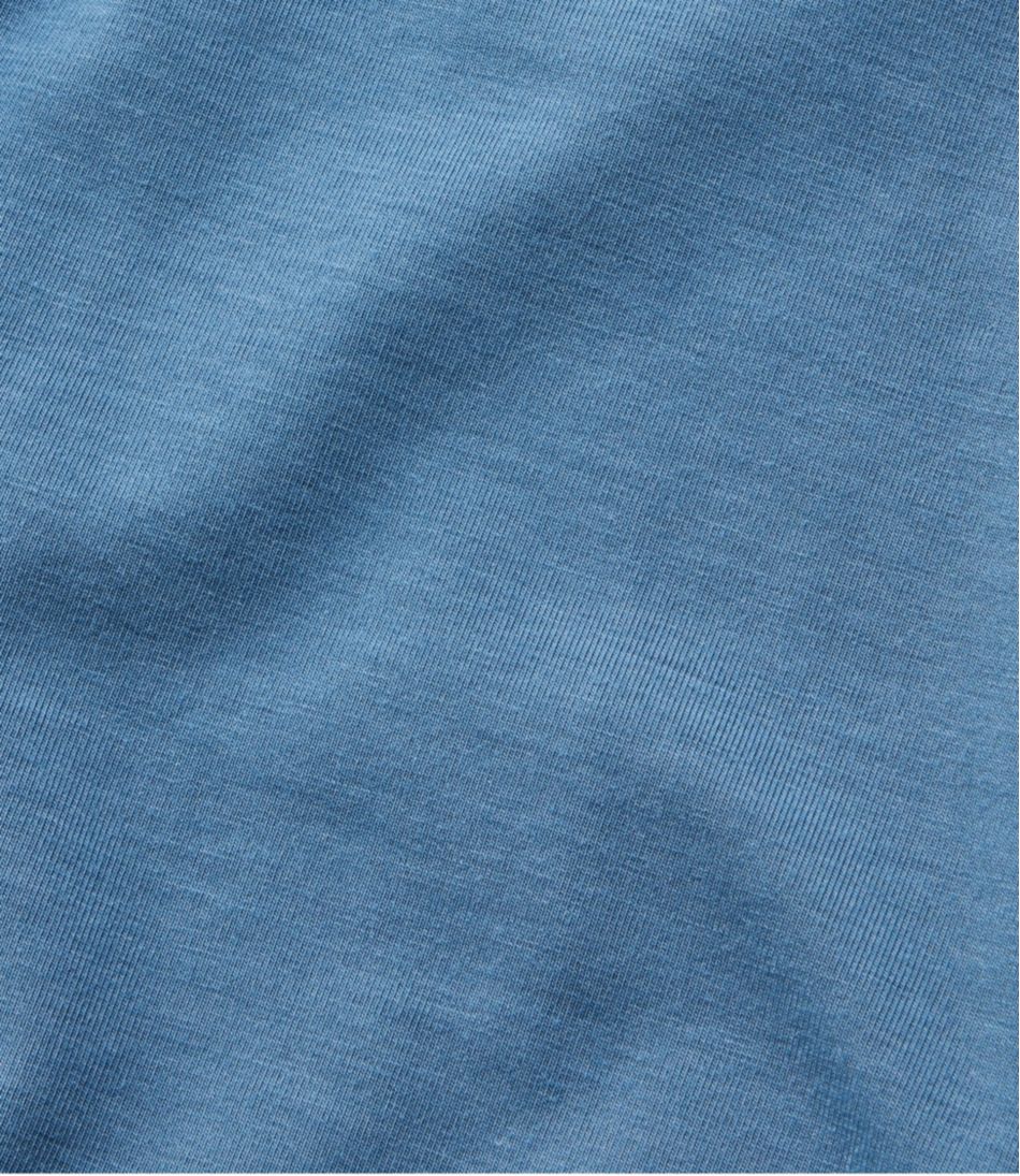L.L.Bean | Women's Soft Stretch Supima-Blend Tee, Short-Sleeve V-Neck