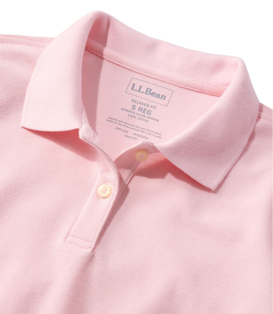 L.L.Bean Online | Women's Premium Double L® Polo, Relaxed Fit