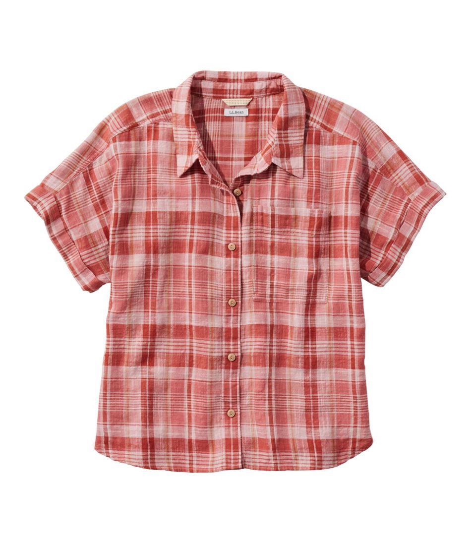 L.L.Bean For Sale | Women's Day Breeze Shirt, Short-Sleeve Button-Front