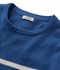 L.L.Bean US | Women's Classic Cashmere Sweater, Crewneck Stripe