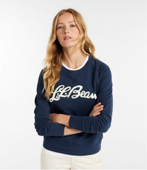 L.L.Bean Discount | Women's Peaks Island Crewneck, Logo