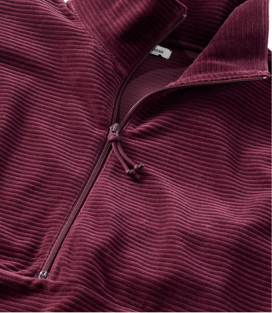 L.L.Bean For Sale | Women's Soft Stretch Corduroy Pullover, Half-Zip