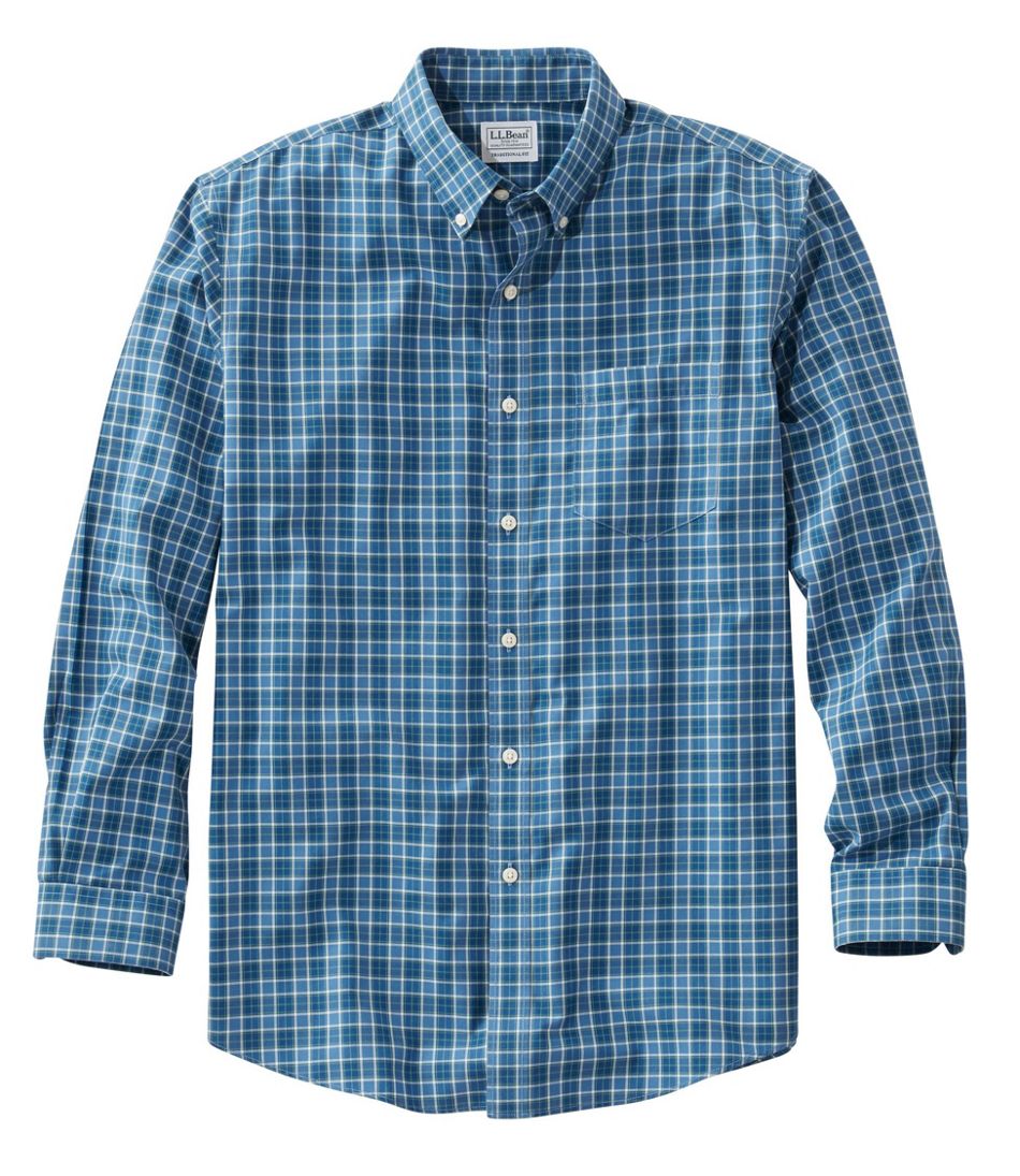 L.L.Bean For Sale | Men's Wrinkle-Free Kennebunk Sport Shirt, Traditional Fit Check