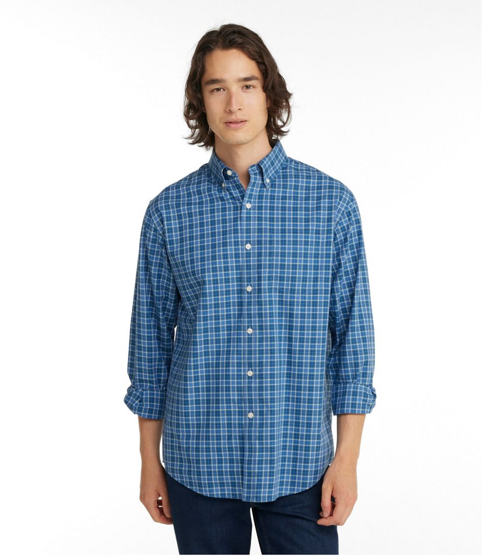 L.L.Bean For Sale | Men's Wrinkle-Free Kennebunk Sport Shirt, Traditional Fit Check