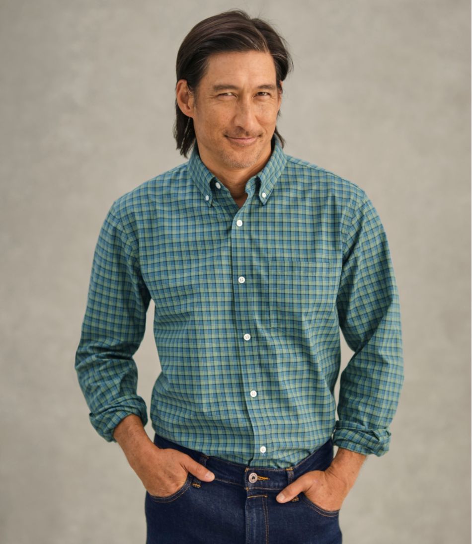 L.L.Bean For Sale | Men's Wrinkle-Free Kennebunk Sport Shirt, Traditional Fit Check