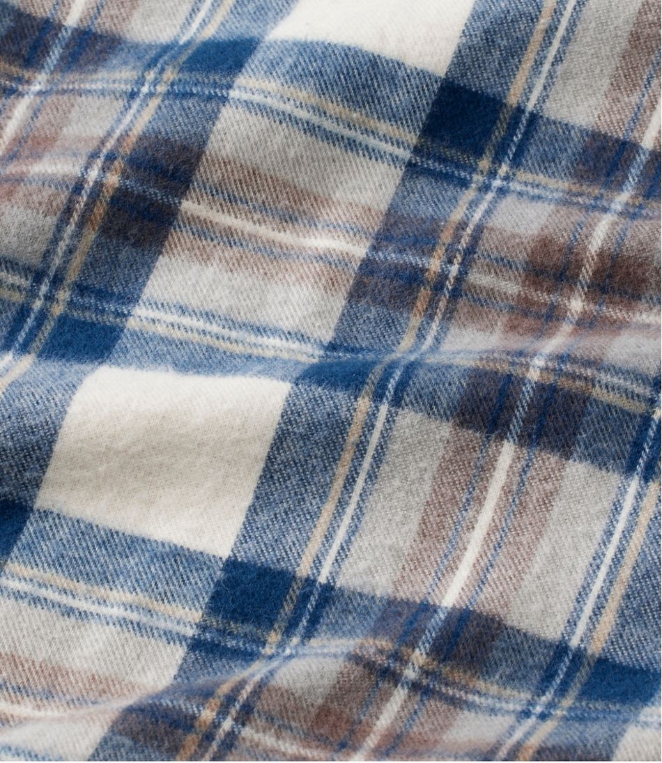 L.L.Bean | Men's Scotch Plaid Flannel Shirt, Slightly Fitted