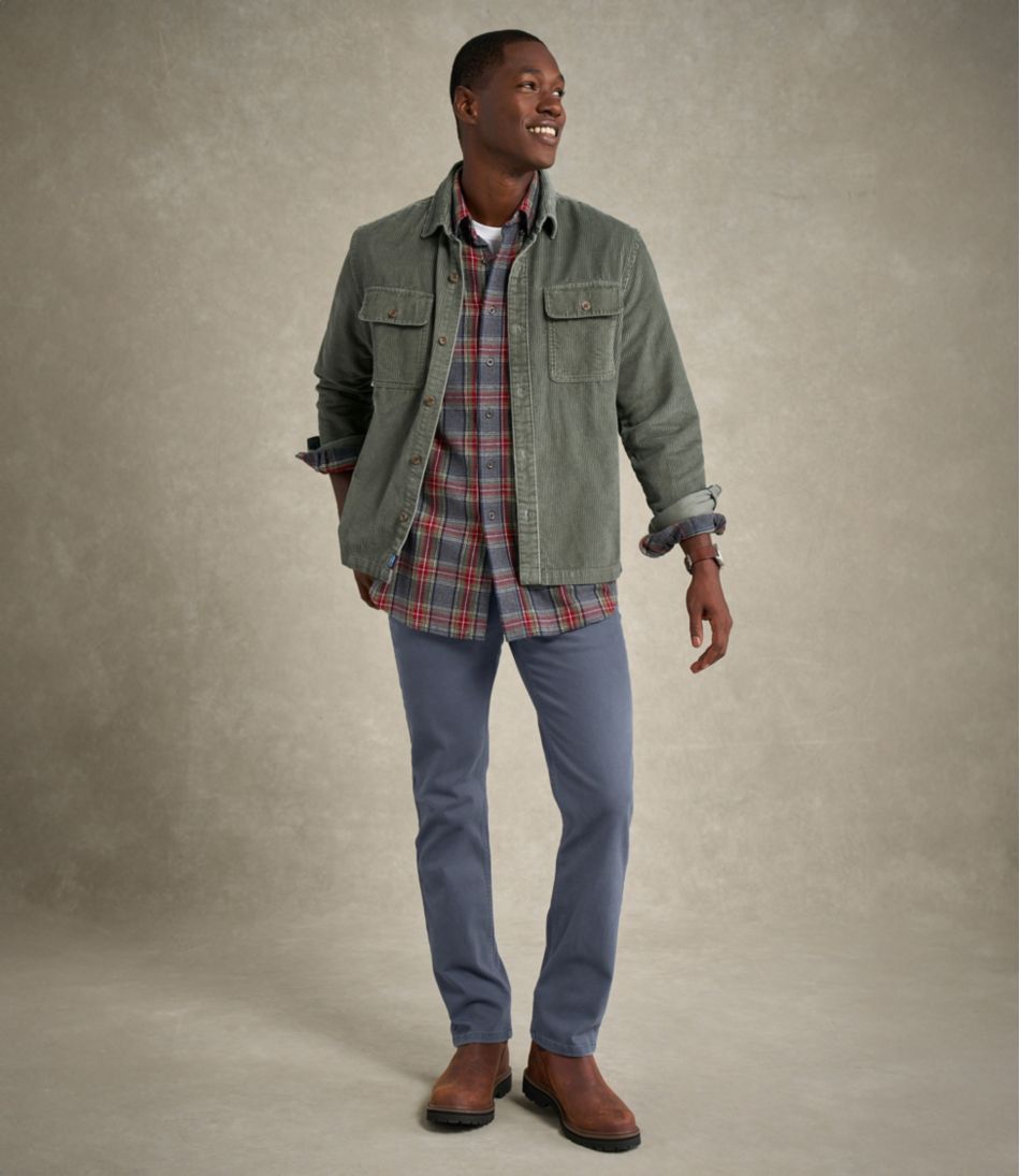 L.L.Bean On Sale | Men's Rangeley Corduroy Shirt, Slightly Fitted