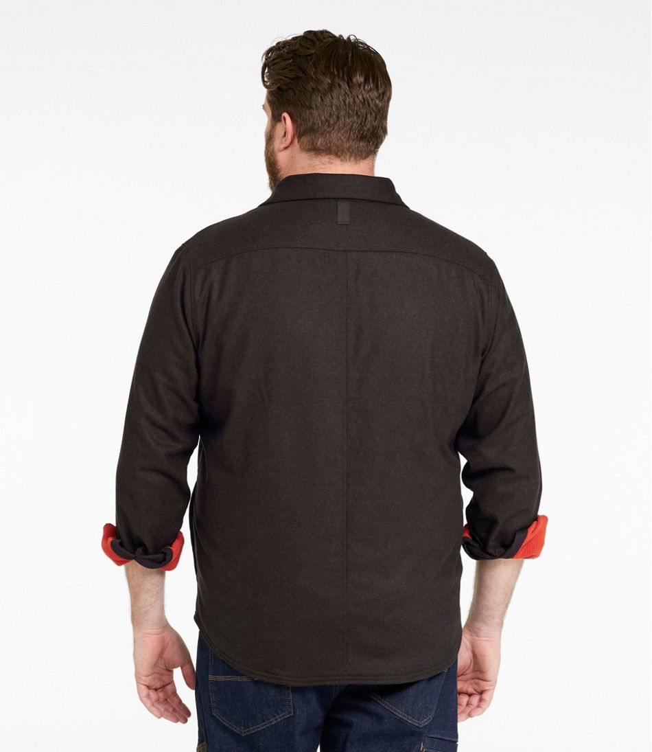 L.L.Bean Online | Men's Maine Guide Lightweight Lined Wool Field Shirt