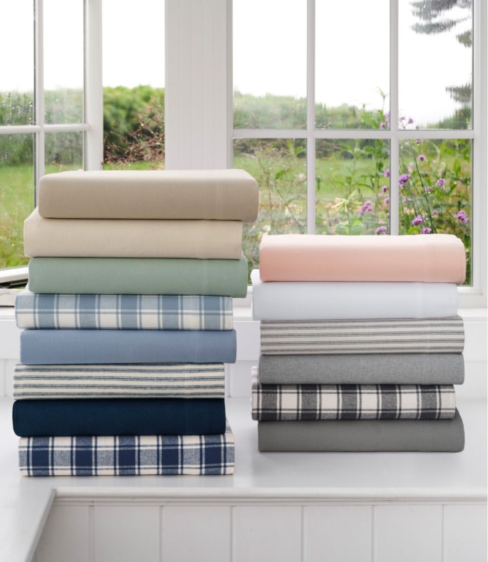 L.L.Bean New | Ultrasoft Comfort Flannel Sheet, Fitted