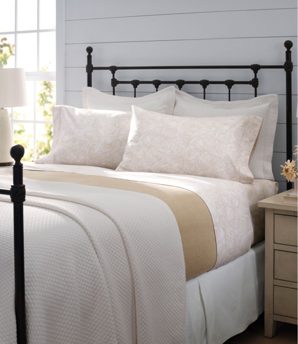 L.L.Bean | Organic Honeycomb Matelassé Sham