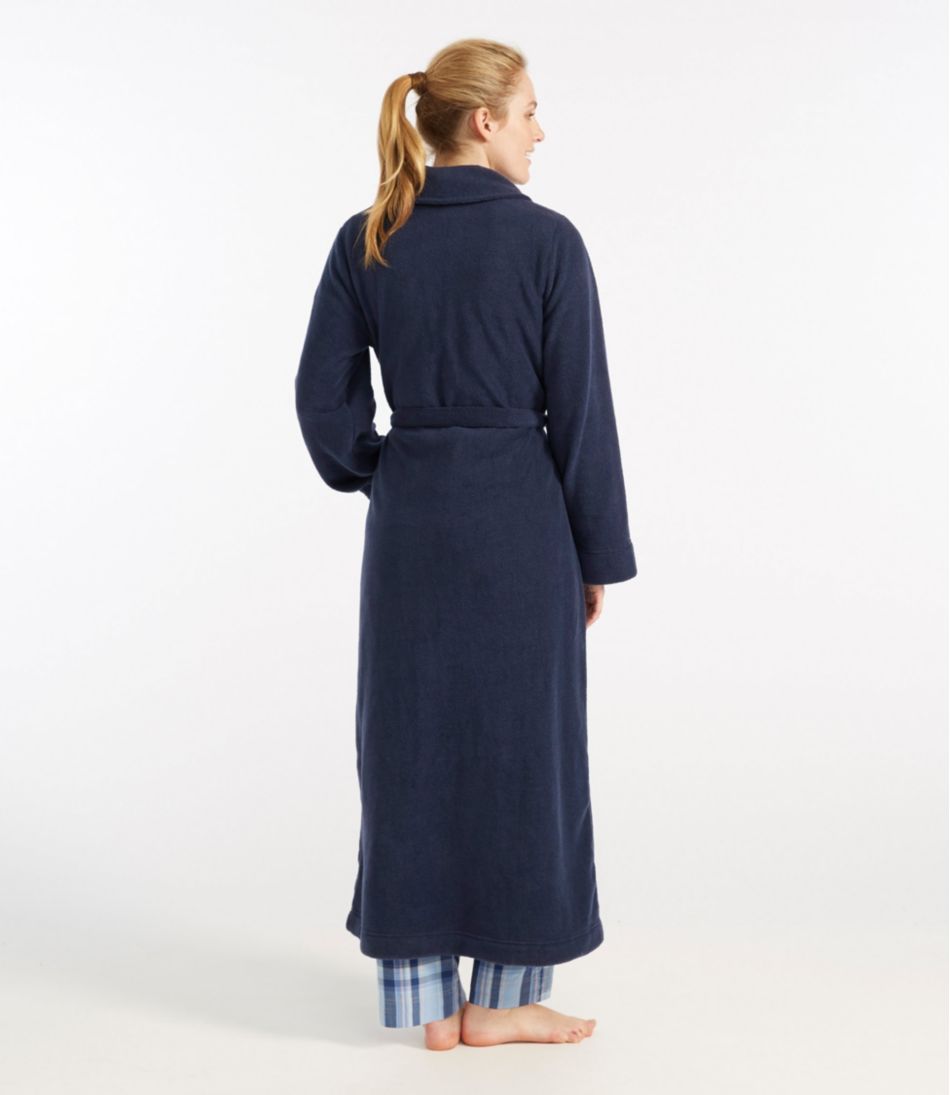 L.L.Bean On Sale | Women's Winter Fleece Robe, Wrap-Front