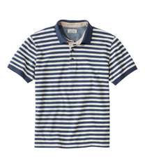 L.L.Bean New | Men's Casco Bay Rugged Polo, Short-Sleeve, Stripe