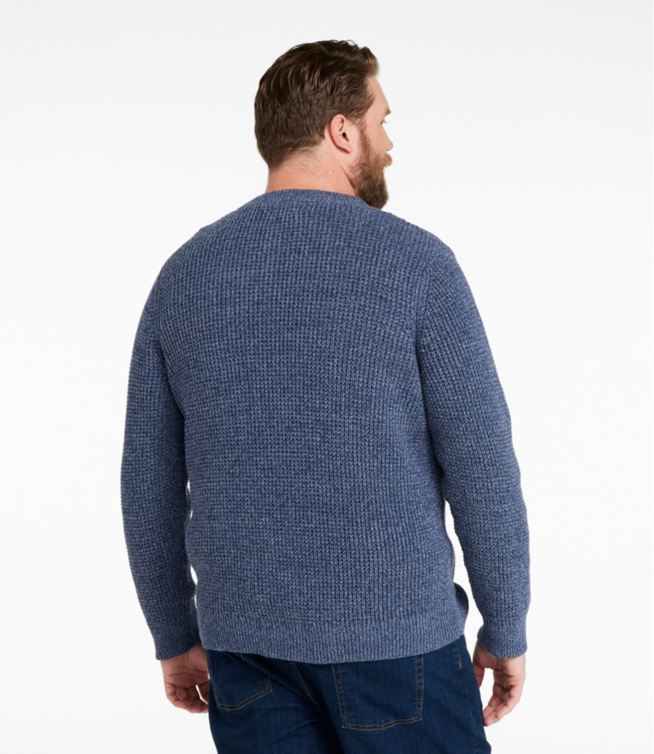 L.L.Bean Online | Men's Organic Cotton Waffle Sweater, Henley