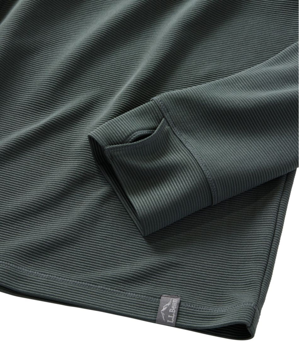 L.L.Bean Online | Men's VentureStretch Ottoman-Rib Pullover, Quarter-Zip