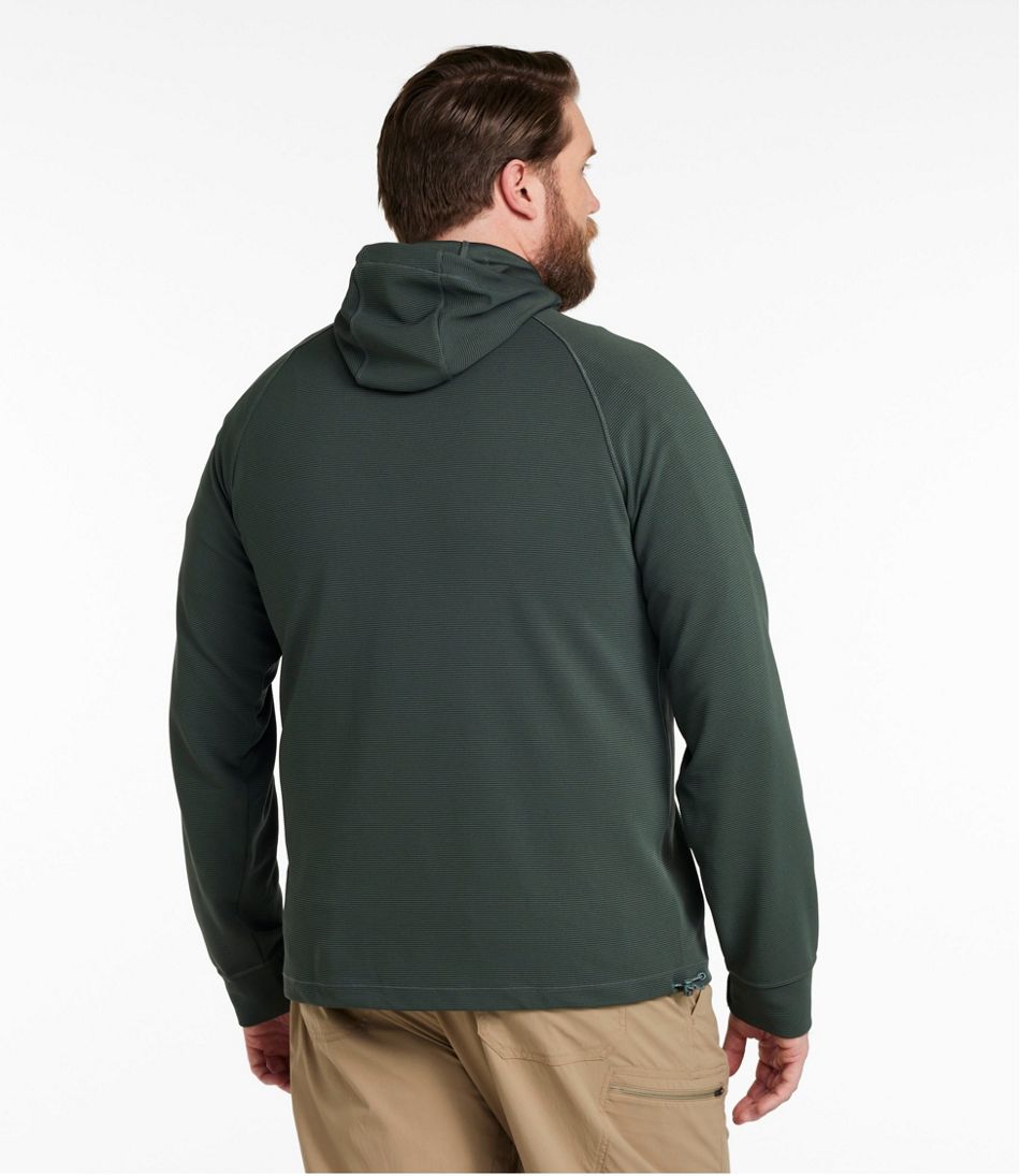L.L.Bean Online | Men's VentureStretch Ottoman-Rib Hoodie