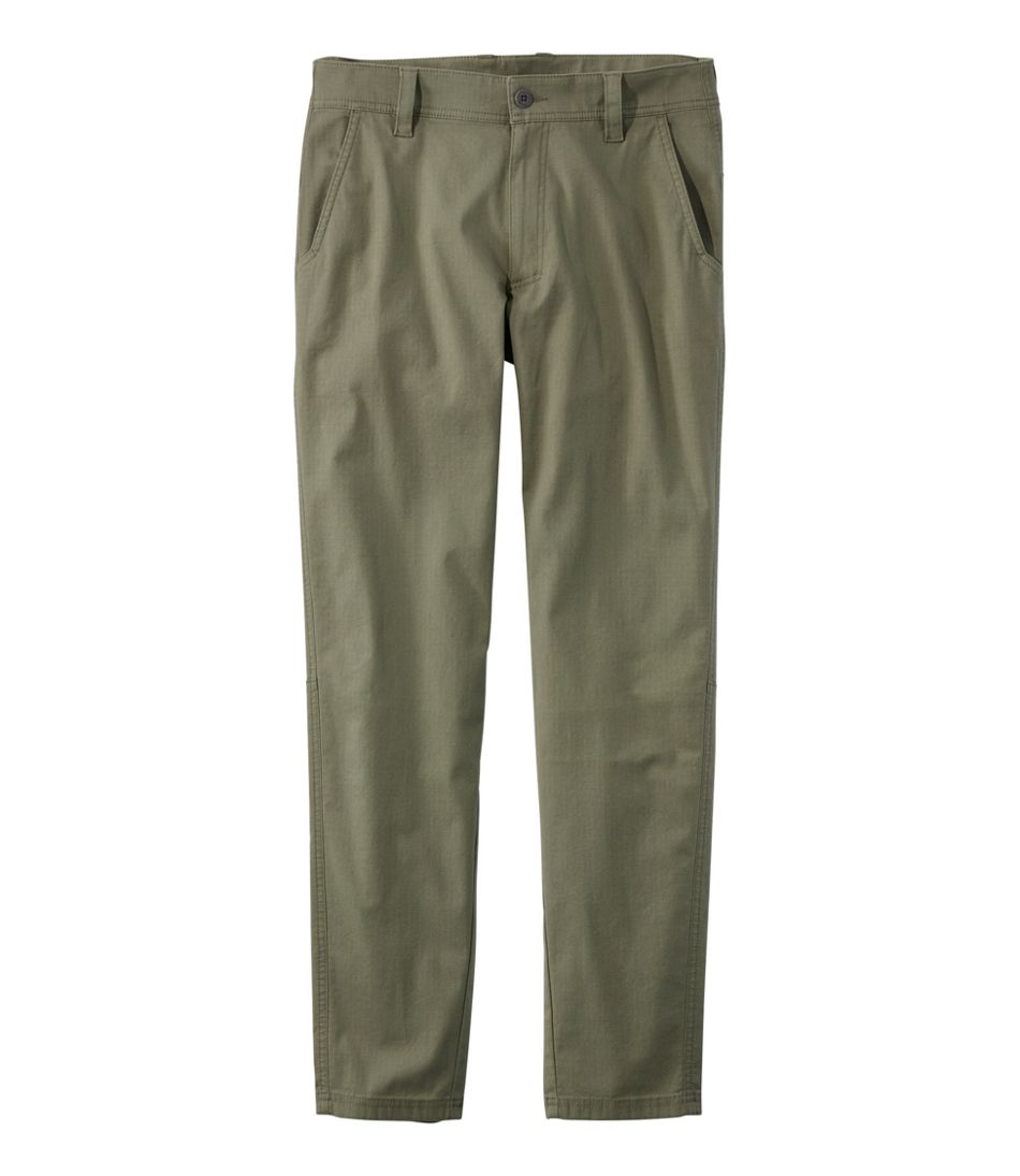 L.L.Bean New | Men's Explorer Ripstop Pants, Fixed Waist, Standard Fit, Tapered Leg