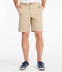 L.L.Bean Discount | Men's Lakewashed® Stretch Khaki Shorts, 9"