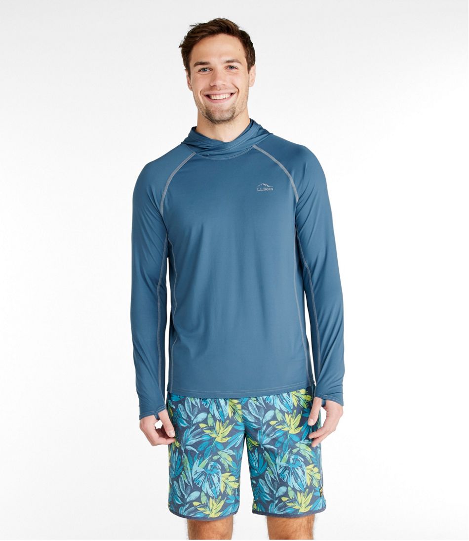 L.L.Bean New | Men's Swift River Cooling Hooded Rash Guard