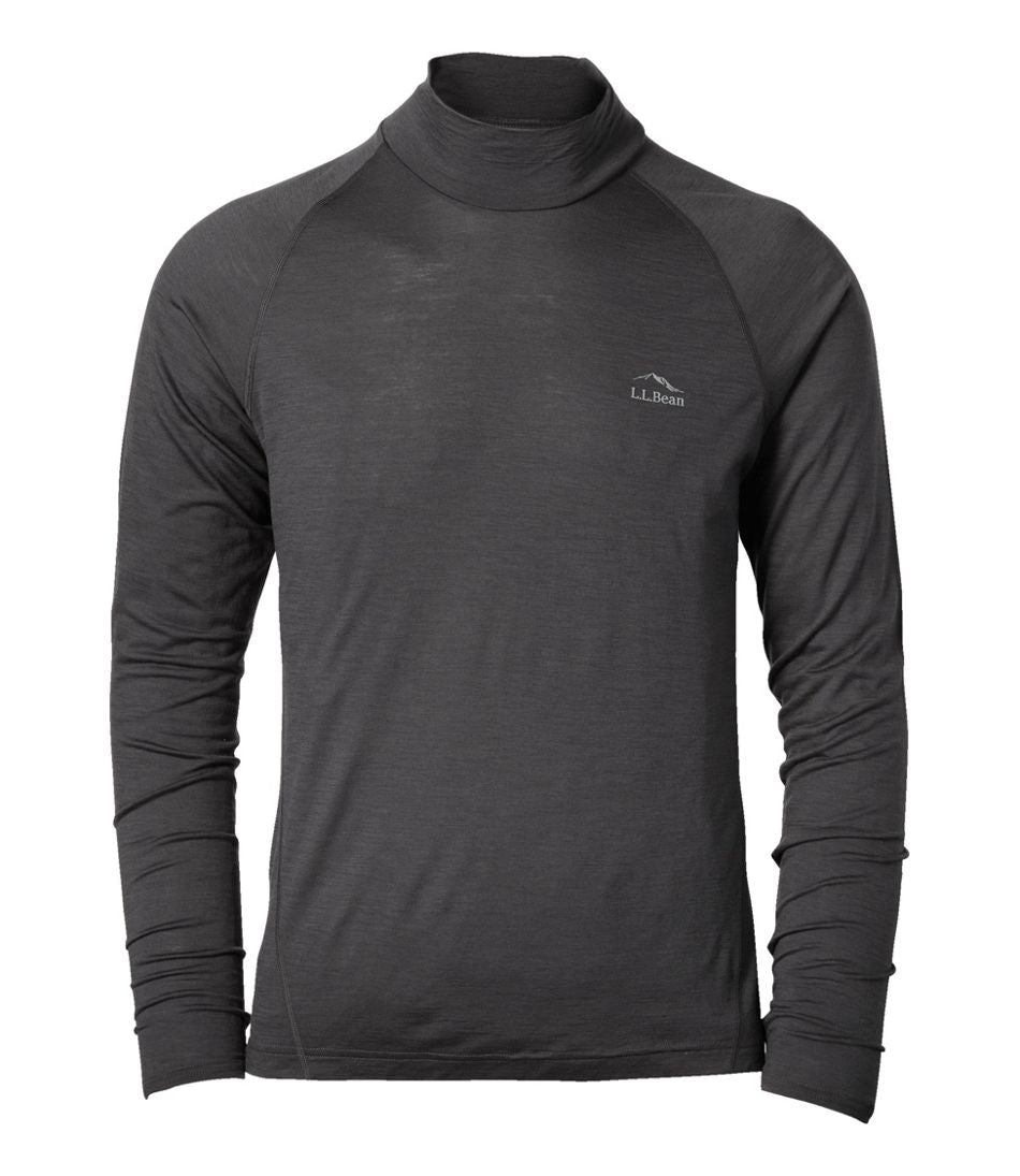 L.L.Bean Outlet | Men's Cresta Wool Ultralight 150 Turtleneck