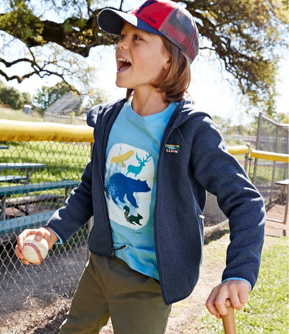 L.L.Bean | Kids' Sweater Fleece, Hooded