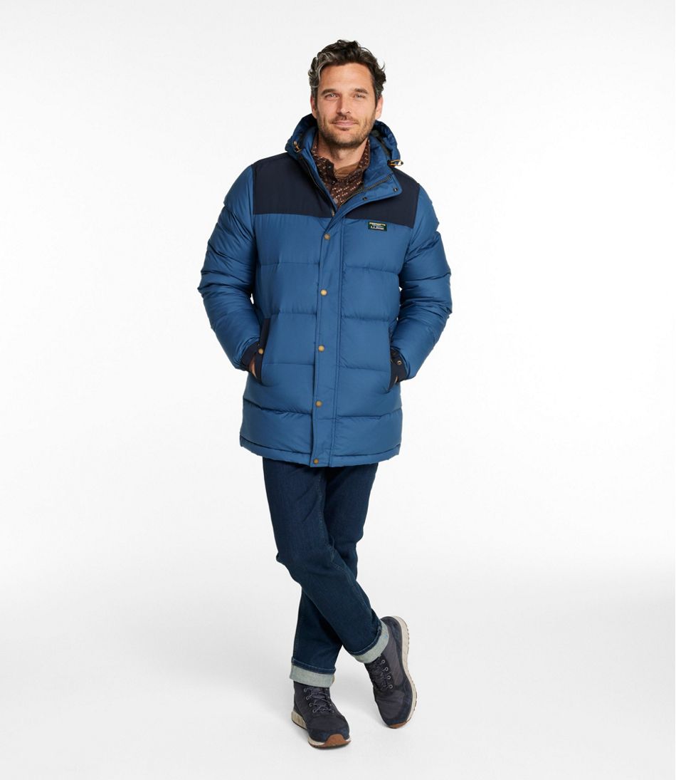 L.L.Bean Sale | Men's Mountain Classic Down Parka, Colorblock