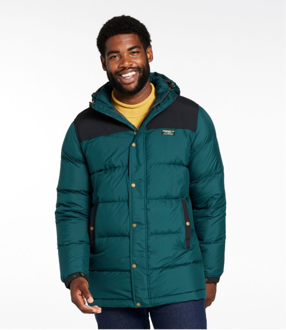 L.L.Bean Sale | Men's Mountain Classic Down Parka, Colorblock