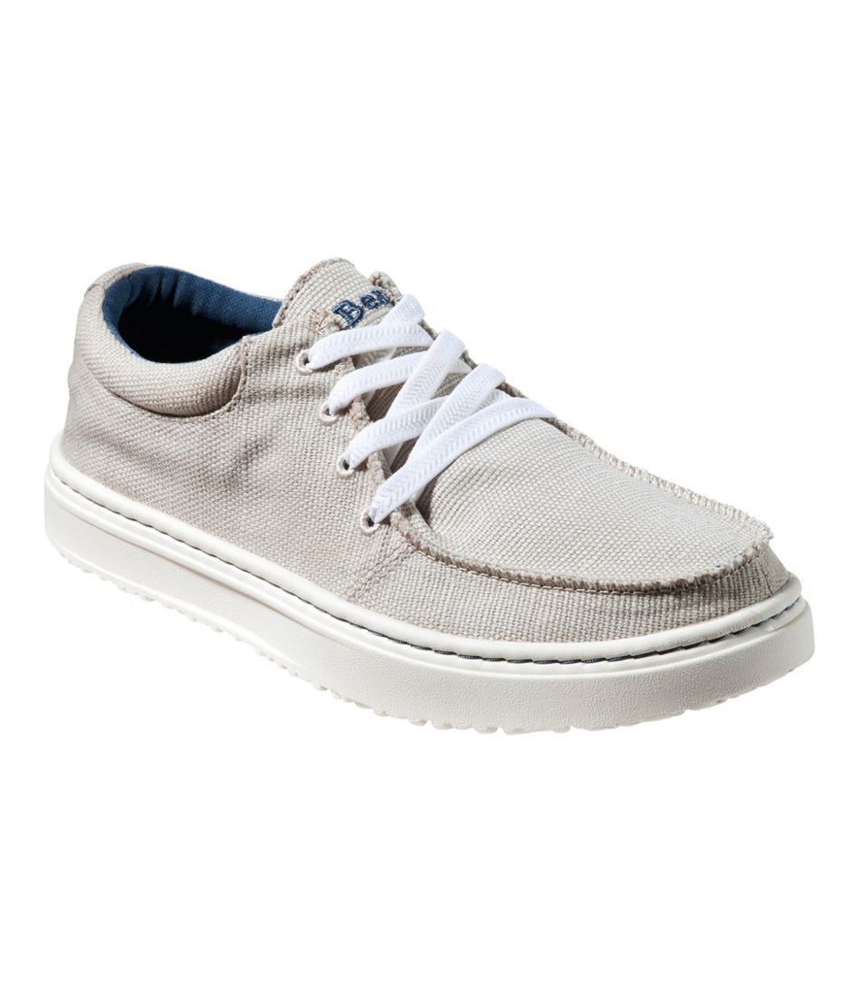L.L.Bean Sale | Women's Higgins Beach 4-Eye Lace-Up Shoes, Canvas