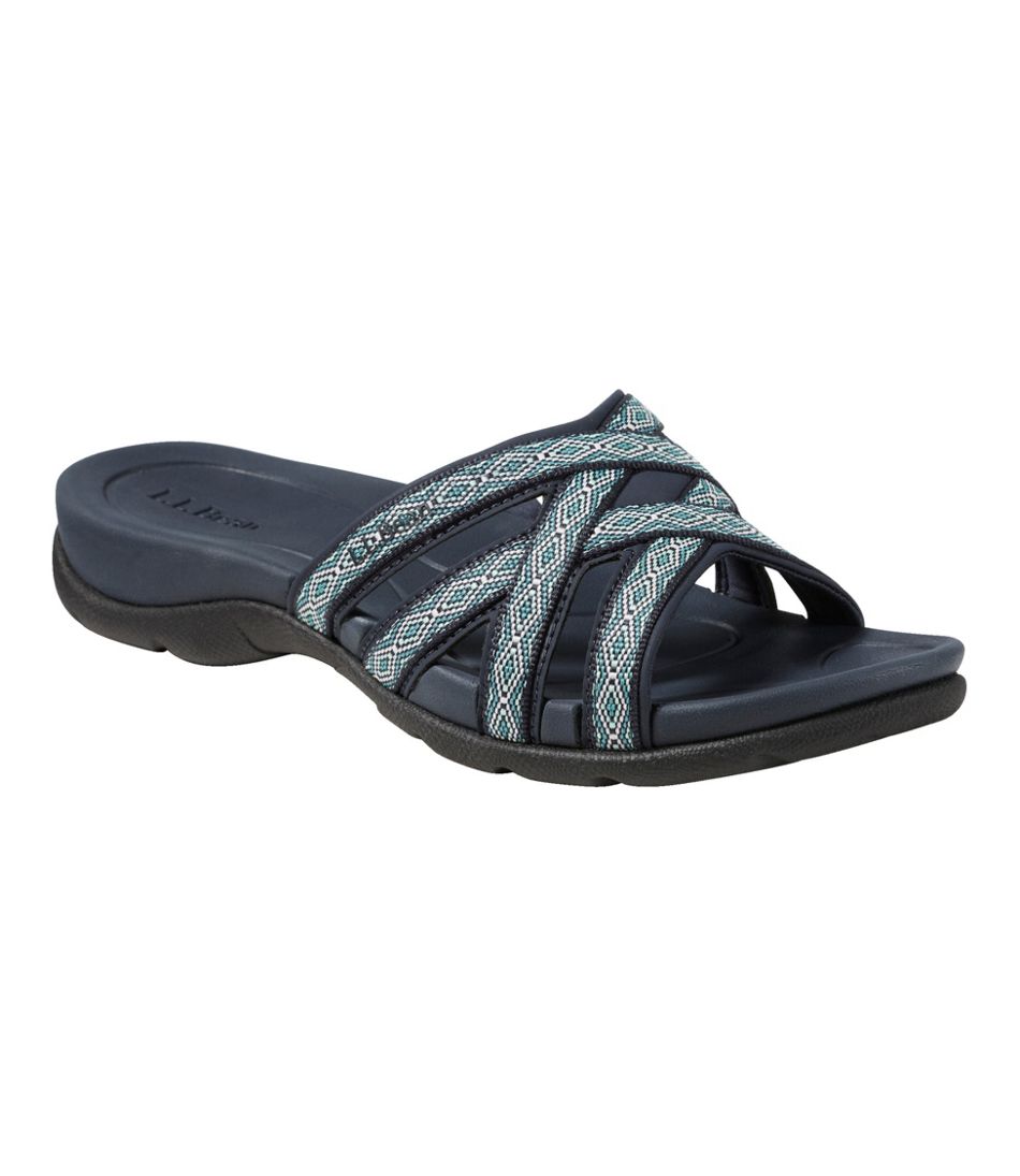 L.L.Bean Discount | Women's Boothbay Slide Sandals, Print