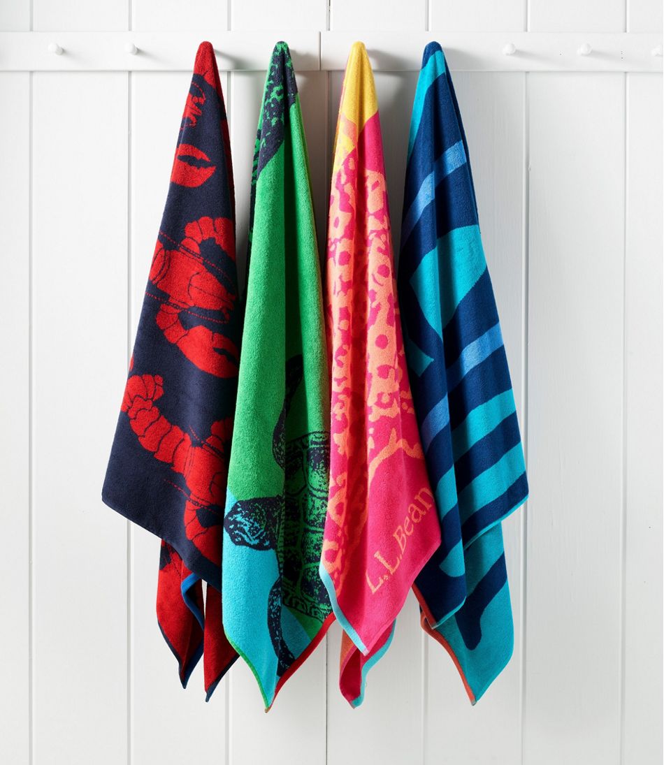 L.L.Bean | Seaside Beach Towel, Starfish