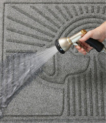 L.L.Bean | Everyspace Recycled Waterhog Wide Doormat, Sunrise Dogs