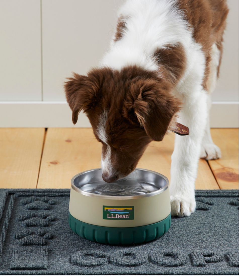 L.L.Bean Online | Recycled Waterhog Dog Placemat, Personalized