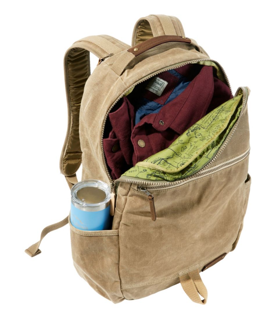 L.L.Bean Sale | Waxed Canvas Travel Backpack