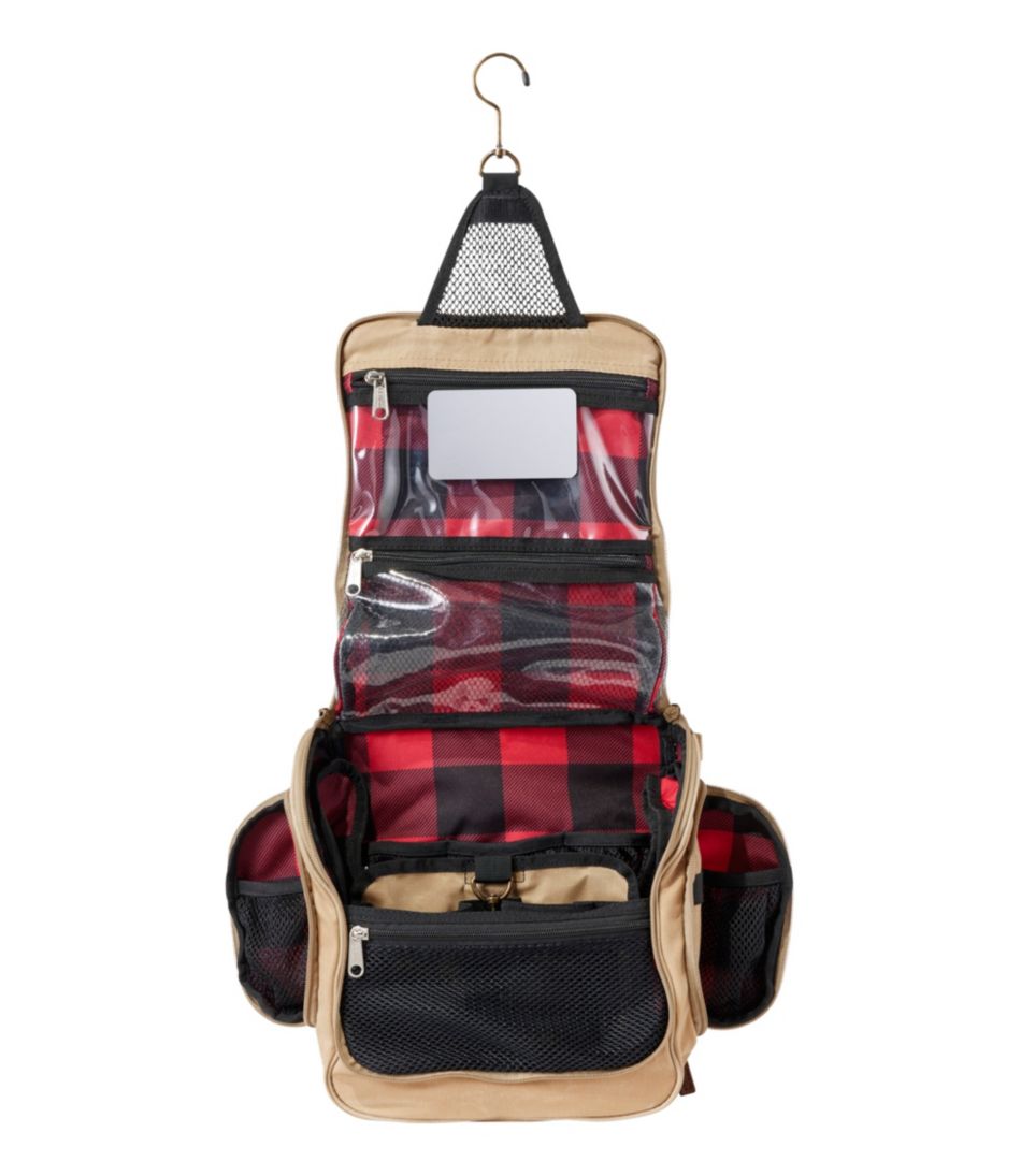 L.L.Bean Discount | Waxed-Canvas Personal Organizer Toiletry Bag, Medium