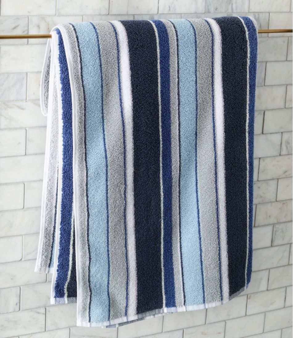 L.L.Bean Outlet | Bean's Organic Cotton Towel Set, Stripe