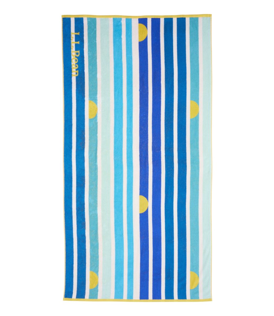 L.L.Bean US | Seaside Beach Towel, Seaside Stripe