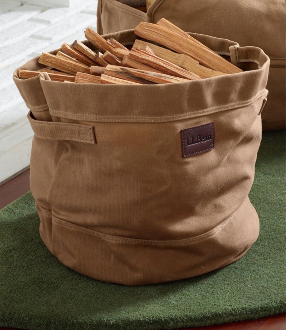 L.L.Bean Online | Waxed-Canvas Storage Tote