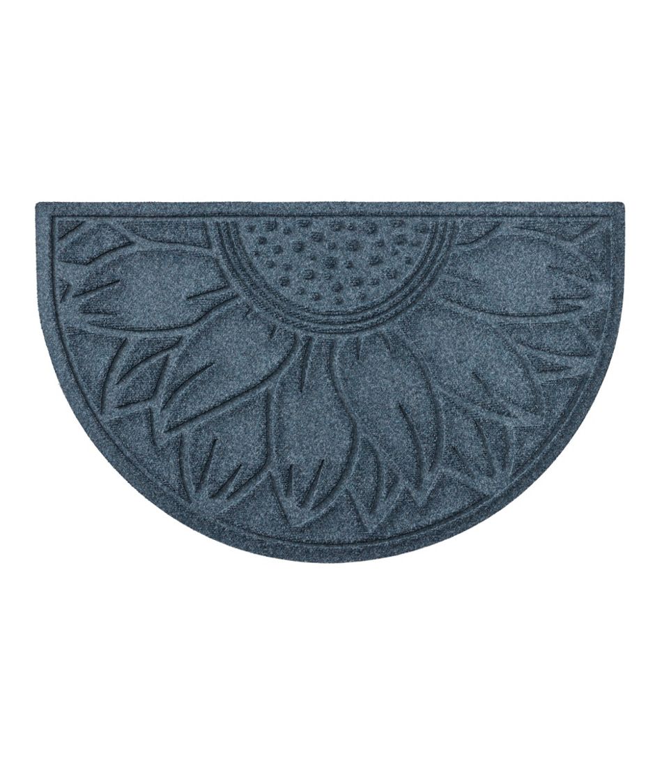 L.L.Bean Outlet | Everyspace Recycled Waterhog Doormat, Half Round, Sunflower