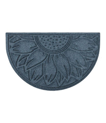 L.L.Bean Outlet | Everyspace Recycled Waterhog Doormat, Half Round, Sunflower