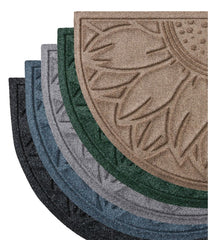 L.L.Bean Outlet | Everyspace Recycled Waterhog Doormat, Half Round, Sunflower